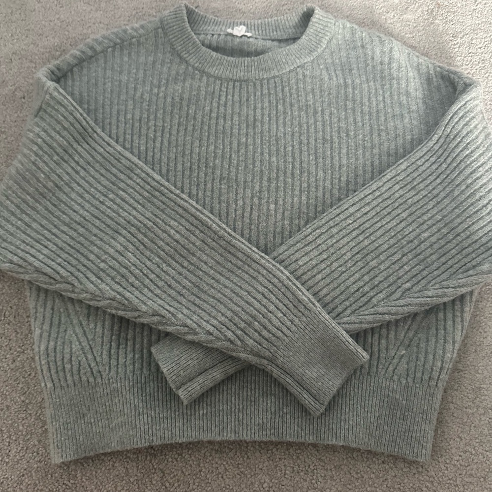 Garage Light Gray Knit Top